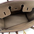 HERMES BIRKIN 25 ETOUPE TOGO HAND BAG 2026 G STAMP GOLD HARDWARE 90327183