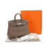 HERMES BIRKIN 25 ETOUPE TOGO HAND BAG 2026 G STAMP PALLADIUM HARDWARE 90335565