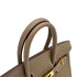 HERMES BIRKIN 25 ETOUPE VEAU SWIFT HAND BAG 2016 X STAMP GOLD HARDWARE 90318622