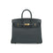 HERMES BIRKIN 25 GRIS MISTY TOGO HAND BAG 2024 W STAMP PERMABRASS GOLD HARDWARE 90335781