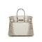HERMES BIRKIN 25 HIMALAYA CROCODILE NILOTICUS MATT HAND BAG 2016 X STAMP PALLADIUM HARDWARE 90339154