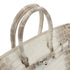 HERMES BIRKIN 25 HIMALAYA CROCODILE NILOTICUS MATT HAND BAG 2016 X STAMP PALLADIUM HARDWARE 90339154