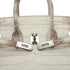 HERMES BIRKIN 25 HIMALAYA CROCODILE NILOTICUS MATT HAND BAG 2016 X STAMP PALLADIUM HARDWARE 90339154