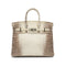 HERMES BIRKIN 25 HIMALAYA CROCODILE NILOTICUS MAT HAND BAG 2015 T STAMP PALLADIUM HARDWARE 90327986