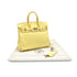HERMES BIRKIN 25 JAUNE POUSSIN SWIFT HAND BAG 2015 T STAMP PALLADIUM HARDWARE 90322850