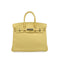 HERMES BIRKIN 25 JAUNE POUSSIN VEAU SWIFT HAND BAG 2015 T STAMP PALLADIUM HARDWARE 90349260