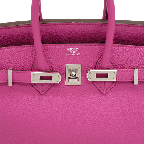 HERMES BIRKIN 25 MAGNOLIA TOGO HAND BAG 2018 C STAMP PALLADIUM HARDWARE 90350604