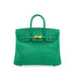 HERMES BIRKIN 25 MENTHE LIZARD HAND BAG 2023 B STAMP GOLD HARDWARE 90351050
