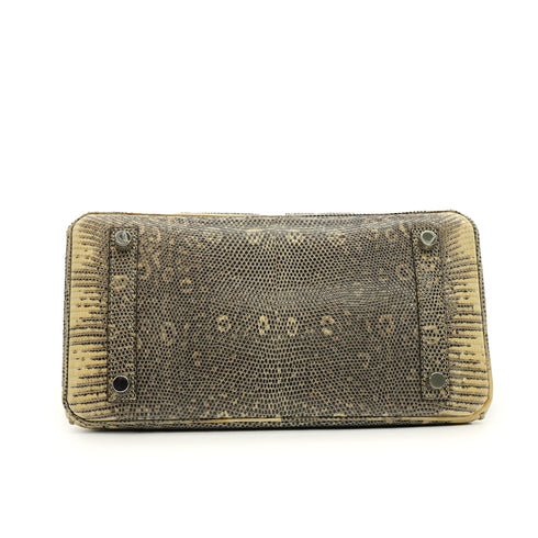 HERMES BIRKIN 25 OMBRE LIZARD NATURA 2010 SQUARE N PALLADIUM HARDWARE 90346644