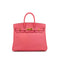 HERMES BIRKIN 25 ROSE AZALEE VEAU SWIFT HAND BAG 2017 A STAMP GOLD HARDWARE 90335151