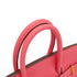 HERMES BIRKIN 25 ROSE AZALEE VEAU SWIFT HAND BAG 2017 A STAMP GOLD HARDWARE 90335151