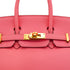 HERMES BIRKIN 25 ROSE AZALEE VEAU SWIFT HAND BAG 2017 A STAMP GOLD HARDWARE 90335151