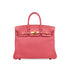 HERMES BIRKIN 25 ROSE AZALEE VEAU SWIFT HAND BAG 2017 A STAMP GOLD HARDWARE 90338340