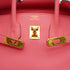 HERMES BIRKIN 25 ROSE AZALEE VEAU SWIFT HAND BAG 2017 A STAMP GOLD HARDWARE 90338340