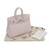 HERMES BIRKIN 25 ROSE DRAGEE VEAU SWIFT HAND BAG 2007 SQUARE K STAMP PALLADIUM HARDWARE 90331374