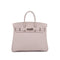 HERMES BIRKIN 25 ROSE DRAGEE VEAU SWIFT HAND BAG 2007 SQUARE K STAMP PALLADIUM HARDWARE 90331374