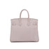 HERMES BIRKIN 25 ROSE DRAGEE VEAU SWIFT HAND BAG 2007 SQUARE K STAMP PALLADIUM HARDWARE 90331374