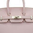 HERMES BIRKIN 25 SELLIER MAUVE PALE VEAU EPSOM HAND BAG 2023 B STAMP PALLADIUM HARDWARE 90338242