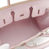 HERMES BIRKIN 25 SELLIER MAUVE PALE VEAU EPSOM HAND BAG 2023 B STAMP PALLADIUM HARDWARE 90338242