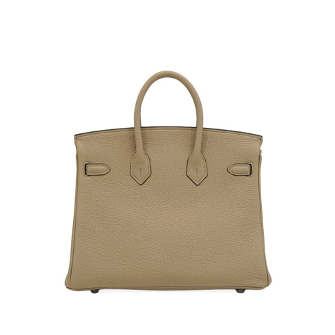 HERMES BIRKIN 25 TRENCH TOGO HAND BAG 2025 K STAMP PALLADIUM HARDWARE 90348529