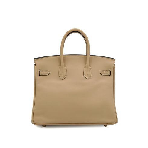 HERMES BIRKIN 25 TRENCH VEAU SWIFT HAND BAG 2017 A STAMP GOLD HARDWARE 90339157
