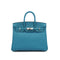 HERMES BIRKIN 25 TURQUOISE TOGO HAND BAG 2014 SQUARE R PALLADIUM HARDWARE 90334492