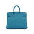 HERMES BIRKIN 25 TURQUOISE TOGO HAND BAG 2014 SQUARE R PALLADIUM HARDWARE 90334492
