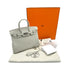 HERMES BIRKIN 25 VERSO GRIS PERLE NATA TOGO HAND BAG 2022 U STAMP PALLADIUM HARDWARE 90327141