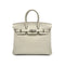 HERMES BIRKIN 25 VERSO GRIS PERLE NATA TOGO HAND BAG 2022 U STAMP PALLADIUM HARDWARE 90327141