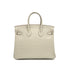 HERMES BIRKIN 25 VERSO GRIS PERLE NATA TOGO HAND BAG 2022 U STAMP PALLADIUM HARDWARE 90327141