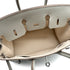 HERMES BIRKIN 25 VERSO GRIS PERLE NATA TOGO HAND BAG 2022 U STAMP PALLADIUM HARDWARE 90327141
