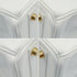 HERMES BIRKIN 25 WHITE VEAU EPSOM HAND BAG 2014 SQUARE R GOLD HARDWARE 90335775