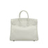 HERMES BIRKIN 25 WHITE VEAU SWIFT HAND BAG 2024 W STAMP PALLADIUM HARDWARE 90348250