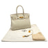 HERMES BIRKIN 30 BETON TAURILLON CLEMENCE HAND BAG 2022 U GOLD HARDWARE 90318182