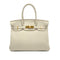 HERMES BIRKIN 30 BETON TAURILLON CLEMENCE HAND BAG 2022 U GOLD HARDWARE 90318182
