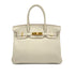 HERMES BIRKIN 30 BETON TAURILLON CLEMENCE HAND BAG 2022 U GOLD HARDWARE 90318182