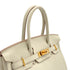 HERMES BIRKIN 30 BETON TAURILLON CLEMENCE HAND BAG 2022 U GOLD HARDWARE 90318182