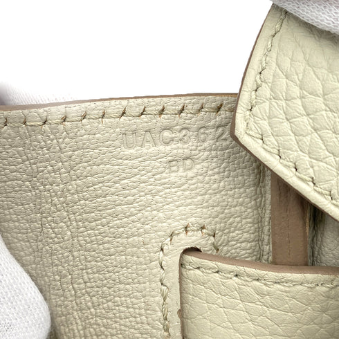HERMES BIRKIN 30 BETON TAURILLON CLEMENCE HAND BAG 2022 U GOLD HARDWARE 90318182