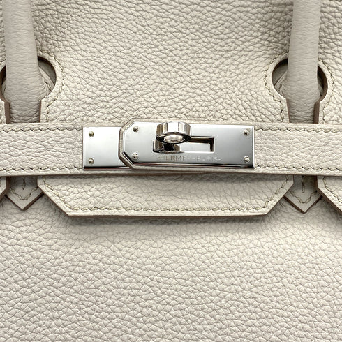 HERMES BIRKIN 30 BETON TOGO HAND BAG 2018 C STAMP PALLADIUM HARDWARE 90314333