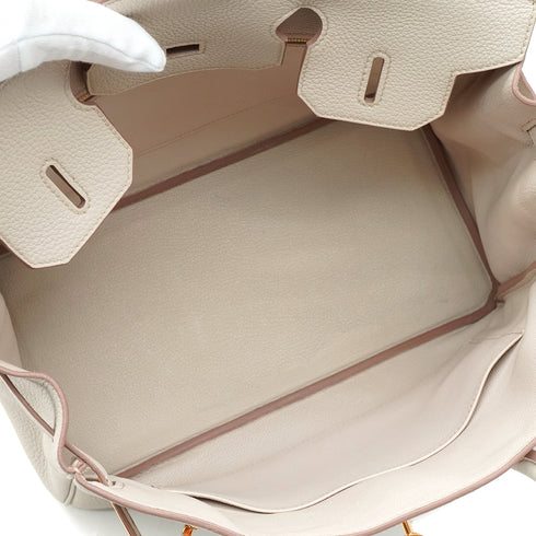 HERMES BIRKIN 30 BETON TOGO HAND BAG 2021 Z STAMP PALLADIUM HARDWARE 90346649