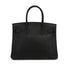 HERMES BIRKIN 30 BLACK VACHE LIEGEE HAND BAG 2008 SQUARE L GOLD HARDWARE 90341427