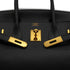 HERMES BIRKIN 30 BLACK VACHE LIEGEE HAND BAG 2008 SQUARE L GOLD HARDWARE 90341427