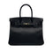 HERMES BIRKIN 30 BLACK EPSOM HAND BAG 2009 SQUARE M PALLADIUM HARDWARE 90314764