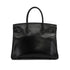 HERMES BIRKIN 30 BLACK ROUGE H BOX CALF HAND BAG 2009 SQUARE M PALLADIUM HARDWARE SPO 90326204