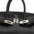 HERMES BIRKIN 30 BLACK ROUGE H BOX CALF HAND BAG 2009 SQUARE M PALLADIUM HARDWARE SPO 90326204