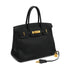 HERMES BIRKIN 30 BLACK TAURILLON CLEMENCE HAND BAG 2008 SQUARE L GOLD HARDWARE 90330942