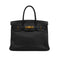 HERMES BIRKIN 30 BLACK TAURILLON CLEMENCE HAND BAG 2008 SQUARE L GOLD HARDWARE 90330942