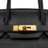 HERMES BIRKIN 30 BLACK TAURILLON CLEMENCE HAND BAG 2008 SQUARE L GOLD HARDWARE 90330942