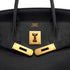 HERMES BIRKIN 30 BLACK TAURILLON CLEMENCE HAND BAG 2008 SQUARE L GOLD HARDWARE 90330942