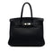 HERMES BIRKIN 30 BLACK TOGO HAND BAG 2005 SQUARE I PALLADIUM HARDWARE 90313415